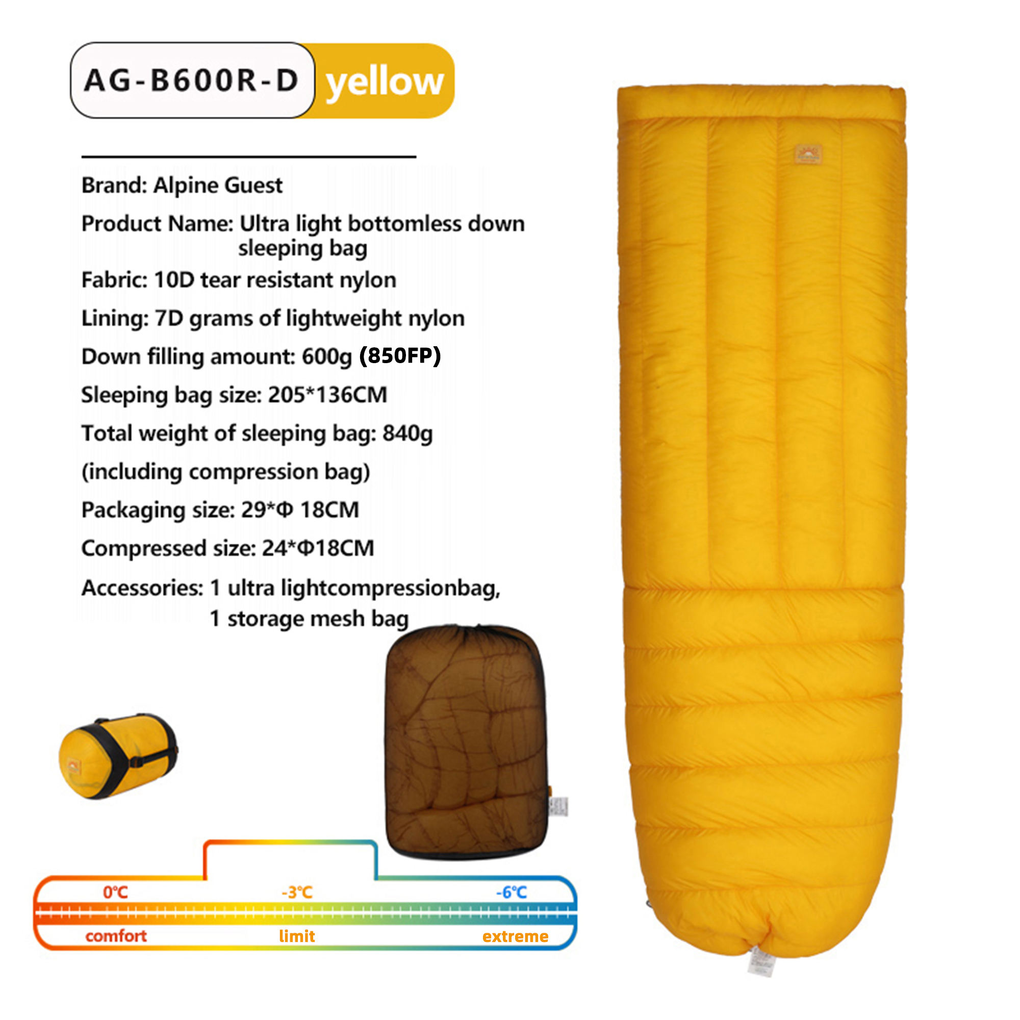 Yellow B600-R