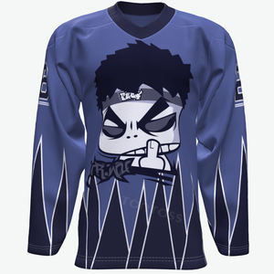 2025 Factory New Custom International Ice Hockey Jersey Reversible Tackle Twill Embroidery Logo Name Sublimation Twill <b>Team</b> Name - Product Image 3