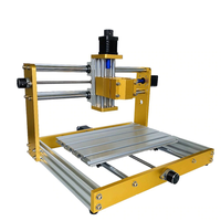 שולחן העבודה CNC 3018 בתוספת 30w/40w/80w לייזר חריטת מכונת עם 300w/500w ציר מנוע CNC נתב