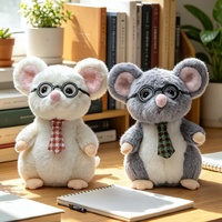 Peluche Super Douce en Gros : Souris, Hérisson, Animaux de la Forêt Personnalisés – Compagnon de Sommeil pour Enfants, Cadeau d'Anniversaire, Décoration Maison