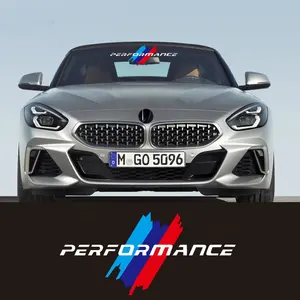 Fabbrica personalizzato Logo grafico parabrezza Banner decalcomania personalizzato per ordinare Premium Auto scritta in vinile per finestra per BMW