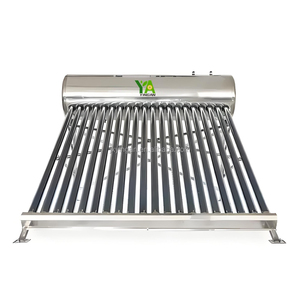 Conjunto de <span class=keywords><strong>calentador</strong></span> de agua <span class=keywords><strong>solar</strong></span> compacto de acero inoxidable de 200 litros, tubos de vacío, ahorro de energía eléctrica para uso doméstico, sol - Product Image 2