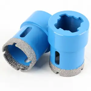 RAIZI X LOCK connector dry drill core bit to fit with BOSCH X LOCK angle grinder for porcelain ceramic tile slab