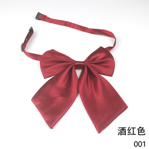 <span class=keywords><strong>Corbata</strong></span> sedosa ajustable <span class=keywords><strong>para</strong></span> mujer, pajarita preatada Lisa <span class=keywords><strong>para</strong></span> mujer, pajarita Formal de calidad de negocios <span class=keywords><strong>para</strong></span> mujer - Product Image 3