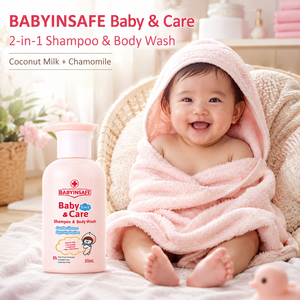 Formula Senza Lacrime Sicura Delicata 0 Alcol 0 Coloranti 0 Irritazioni per Neonati Vendita Diretta dalla Fabbrica <span class=keywords><strong>Shampoo</strong></span> e Bagnoschiuma 2 in 1 per Bambini - Product Image 1