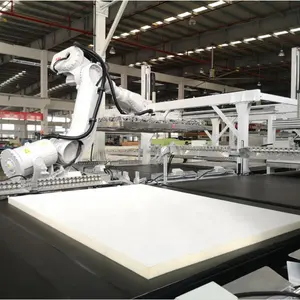 Mais recente linha automática esponja matttress robô produção