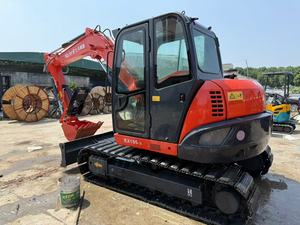 Kubota KX185,KX155,KX163,KX165 <b>small</b> excavators,with capacities of8.5tons,5.5tons,6tons and6.5tons,are usedforgardenmaintenance. - Product Image 3