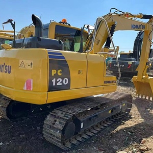 Nouvel arrivage du Japon : Excavatrice hydraulique sur chenilles d'occasion Komatsu PC120, 56, 55, 60, 70, 78 ; Komatsu PC110, 120, 130, 160 d'occasion - Product Image 1