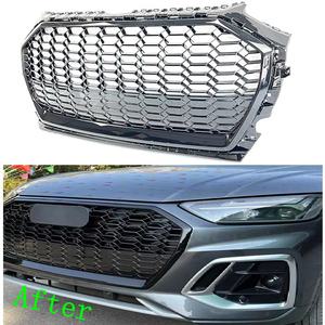 Griglia paraurti auto Rsq5 per <span class=keywords><strong>Audi</strong></span> <span class=keywords><strong>Q5</strong></span> <span class=keywords><strong>2020</strong></span> 2021 2022 2023 2024 - Product Image 1