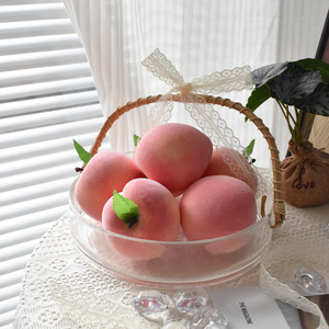 Adorno de Melocotón Artificial Realista de Espuma de 7*8.5cm para Decoración del Hogar, Exhibición en Ventanas, para Navidad y Acción de Gracias - Product Image 2