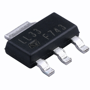 LDL1117S33R SOT-223-4 Puce de gestion de l'alimentation, régulateurs de tension LDO, régulateur de tension linéaire à faible chute de tension et PSRR élevé de 1,2 A - Product Image 1