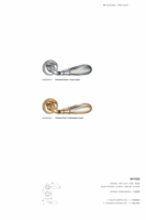 Serrure de porte ELLECASA Aosta Ultra3.0 Series, style cristal français, type 1, alliage de zinc, moderne, minimaliste, silencieuse, avec loquet magnétique et clé