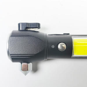 ไฟฉาย COB แบบชาร์จไฟได้อเนกประสงค์, ไฟฉาย <span class=keywords><strong>LED</strong></span> ฉุกเฉินพร้อมหัวตัดเข็มขัดนิรภัยสำหรับรถยนต์ - Product Image 2