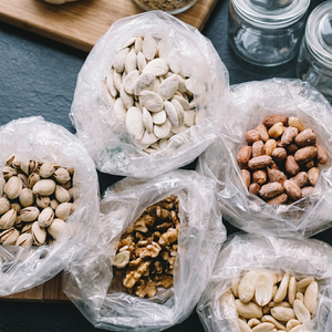 UKHI Biodegradable Clear Food Grade Plastic Packaging Bags Bulk <b>Storage</b> Sacks for Nuts <b>Seeds</b> Walnuts Peanuts Customized - Product Image 6