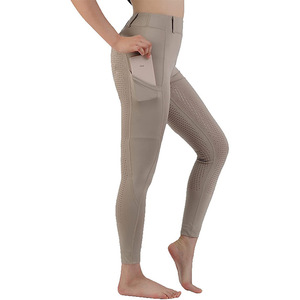 Pantalons d'équitation pour femmes, pantalons longs de sport équestre, pantalons slim pour l'équitation en plein air, leggings push-up - Product Image 5