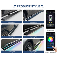 Marchepieds latéraux rétractables électriques à LED WEIJIA à faible coût, en alliage d'aluminium, étanches IP67, pour MAXUS Dajia 9