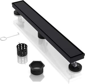 Drenaje de ducha lineal de acero inoxidable, canal de drenaje de suelo, <span class=keywords><strong>Horizontal</strong></span>, alta calidad, para balcón, inodoro, antiolor - Product Image 1