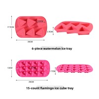 Nouveaux moules à glaçons DIY en silicone avec motifs fraise, pastèque, ananas - Moules en gel de silicone pour la personnalisation, fabriqués au Zhejiang