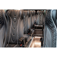 Sièges avant de luxe VIP pour Mercedes Sprinter, sièges de bus de luxe pour passagers avec petite chaise pliante, revêtement en cuir épais