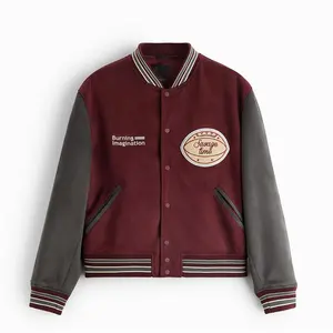 2023 Hot Bán Biểu Tượng Tùy Chỉnh Người Đàn Ông Cổ Điển Của Áo Khoác Unisex Varsity Học Phong Cách Áo Khoác Cho Nam Giới