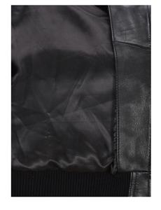 Veste d'aviateur pour femme en cuir Nappa noir vintage 100% authentique, style Top Gun, finition vintage, fermeture éclair YKK, personnalisable - Product Image 6