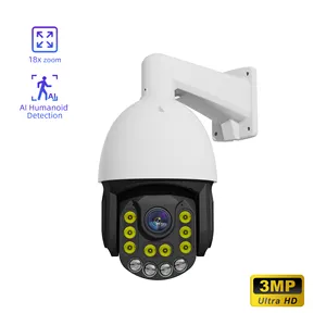 33x Alert Tracking Dome Infrarood/Full-Color 2mp Auto Tracking Mens & Voertuig Detectie Full Color Nacht Cctv Ptz Camera