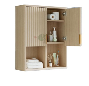 Armoire murale encastrée pour salle de bain, armoire à pharmacie avec 2 portes et étagères réglables, <span class=keywords><strong>rangement</strong></span> pour buanderie, cuisine, salon - Product Image 1