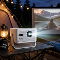 JUNUO Nouveau projecteur intelligent mini OEM 400 ANSI Lumens HY320MAX avec mise au point automatique, correction trapézoïdale et décodage 8K, projecteur portable pour home cinéma