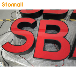 Enseigne LED personnalisée, équipement publicitaire, lettres LED 3D, lettres en relief éclairées par l'avant, étanches pour l'extérieur, en acrylique, pour les magasins de détail - Product Image 2