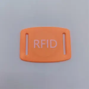 NFC Soft PVC Vinyl Wristband Card Ultralight AES With Coin Card Embedded Rfid Fabric Wristband Ticket Bracelet