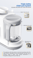 En stock, robot culinaire multifonction 4 en 1 pour bébé, préparateurs de nourriture pour bébé de haute technologie