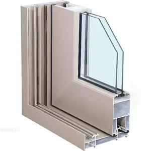 Profilé Aluminium pour armoire en alliage d'aluminium, Extrusion d'usine, coulissant, pour fenêtre et porte, livraison gratuite