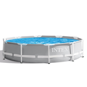 Ensemble de piscine de jardin <span class=keywords><strong>INTEX</strong></span> 26720 Premium 4,27 m x 1,07 m, piscines familiales d'extérieur avec cadre métallique et cadre prismatique, installation facile - Product Image 1