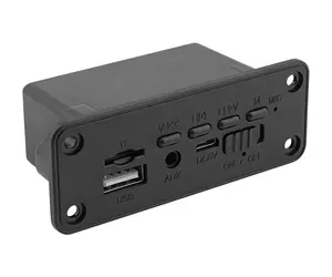 ขายส่ง 5v บอร์ดถอดรหัส-บอร์ดเครื่องขยายเสียง5V BT 5.0,เครื่องขยายเสียงดิจิตอล2X5W เครื่องถอดรหัส MP3รองรับ USB TF วิทยุ AUX การถอดรหัส