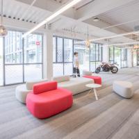 Ensemble de canapé-lit sectionnel moderne avec cadre d'assemblage facile pour bureau commercial Breakout Space Comfort Furniture