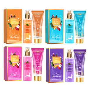 Ensemble de soins pour le corps au parfum de Noël avec parfum longue durée comprenant une brume et une lotion pour le corps pour les fêtes et les soins quotidiens de la peau - Product Image 2