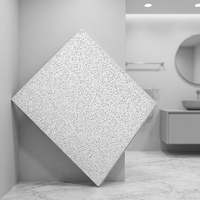 Plaque de plafond suspendu acoustique en minéral de 600x600 mm