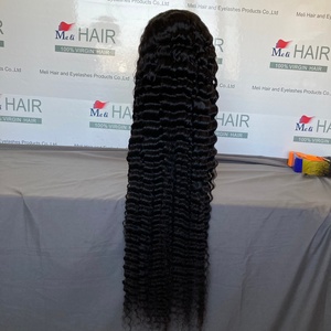 Peluca de Cabello Largo de 32 a 40 Pulgadas, Peluca Frontal de Encaje con Ondas Profundas, Pelucas Personalizadas con Textura de Cabello Popular, Cabello con Ondas Profundas de 34 Pulgadas - Product Image 4