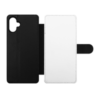 Harga Grosir Cetak Foto Kustom Dompet Kulit PU untuk Galaxy A06 A16 M35 Sublimasi Kosong dengan Cangkang TPU Bagian Dalam