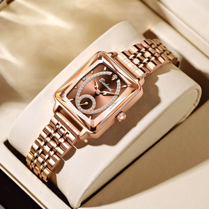 Binbond N105 <span class=keywords><strong>105</strong></span> Nuovo Orologio da Polso da Donna in Oro Rosa, Cinturino in Acciaio Inossidabile, Movimento al Quarzo, Impermeabile, Elegante Orologio da Donna - Product Image 1