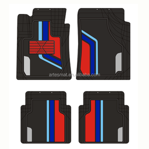 2024 Artes Premium 4 Uds seguridad antideslizante conductor talón almohadilla impermeable Universal alfombrillas de coche alfombra para SUV <span class=keywords><strong>furgonetas</strong></span> sedanes camiones - Product Image 1