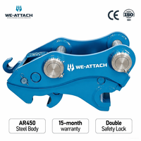Mini-excavatrice We-Attach WQC06 avec attache rapide manuelle, changement rapide de godet, efficace et facile à utiliser