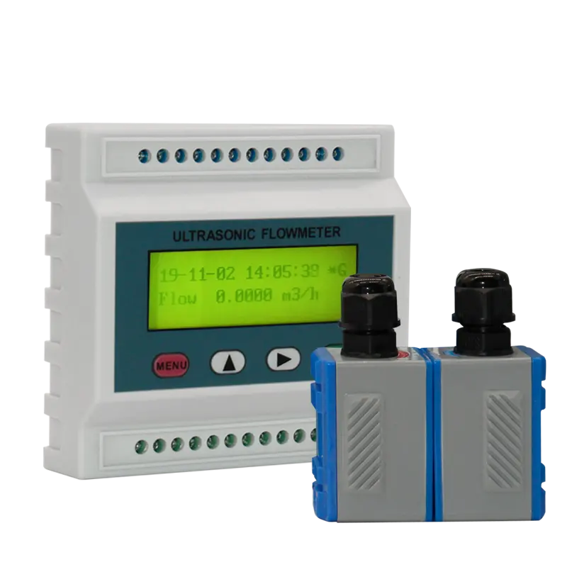 Débitmètre d'eau de type module Débitmètre à ultrasons à temps de transit Débitmètre à ultrasons de type module avec petit capteur