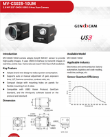 Kamera Industri HIKROBOT Ultra High Speed 132fps 2.8MP USB 3.0 Vision Area Scan IMX421 CMOS Global Shutter 1936x1464 4.5m