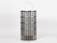 Industriële roestvrijstalen 304 316L mandfilter met flenshandvat voor water, afvalwater, olie, vloeistofleidingen