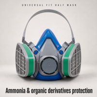 Filtre en coton plastique réutilisable de type baïonnette pour la protection contre les vapeurs organiques, l'ammoniac et les gaz acides, pour les fumées chimiques industrielles