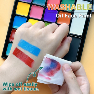 <span class=keywords><strong>Pintura</strong></span> <span class=keywords><strong>Facial</strong></span>, Paleta de 22 Colores, Maquillaje, <span class=keywords><strong>Pintura</strong></span> <span class=keywords><strong>Facial</strong></span> Artística, Pigmento <span class=keywords><strong>Profesional</strong></span> para Artistas, para Halloween, Cosplay, Fiestas - Product Image 4