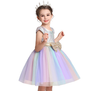 Summer Girls Clothes Bow Dress Children's Princess Dresses for Baby Girl - Product Image 4