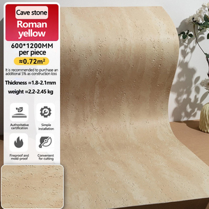 Revestimiento de Pared de Piedra Curvada Moderna de Nueva Tecnología, Baldosas Flexibles de Travertino Cerámico, Venta al por Mayor de Fábrica, Losa Grande para Exterior e Interior - Product Image 3