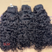 Extensions de cheveux humains naturels en vrac pour femmes noires, tissages de cheveux bruts indonésiens bouclés, provenant d'un seul donneur
